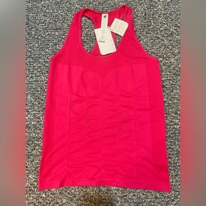 Never Worn Fabletics Pink Racer Back Tank Top🌷